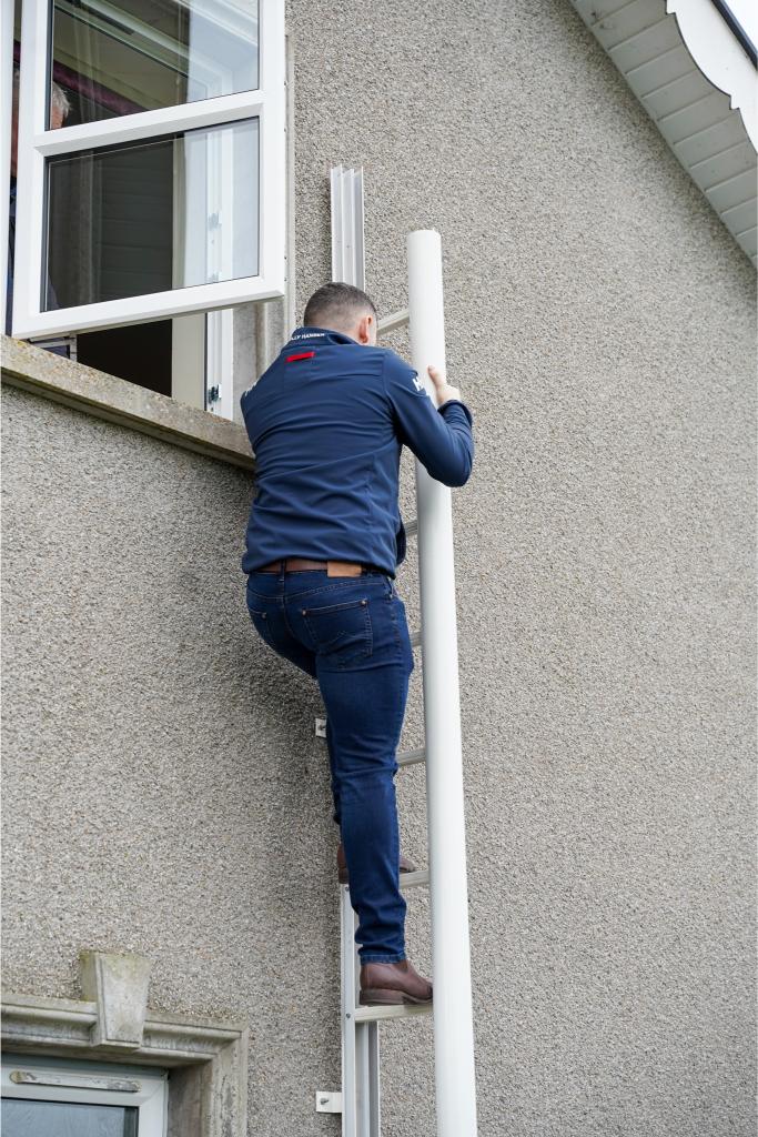 FIREESCAPE Fold-Out Fire Escape Ladder